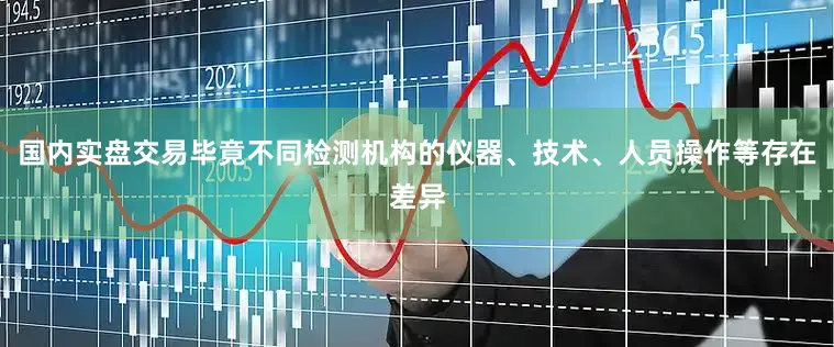 国内实盘交易毕竟不同检测机构的仪器、技术、人员操作等存在差异